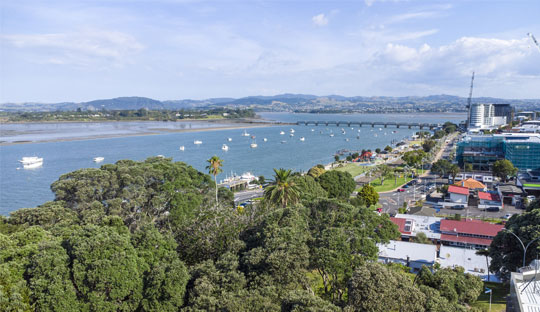 Stay in premium Tauranga accommodation with Five Star Focused. Explore The Strand waterfront, McLaren Falls Park, Memorial Park, and local art galleries while enjoying luxury holiday homes with five-star service across the Bay of Plenty.